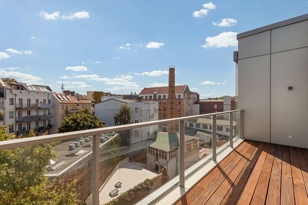 Dachterrasse nach Süden