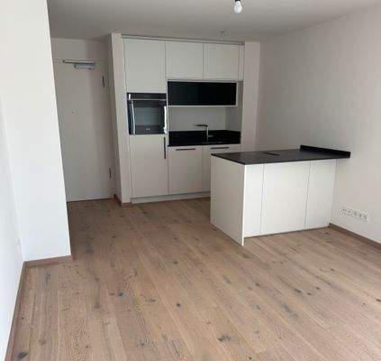 Wohn- &amp; Essbereich mit Einbauküche