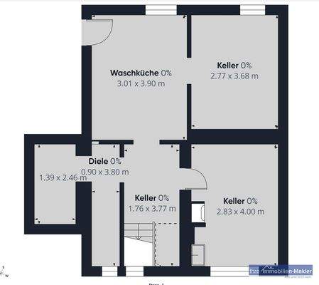 Grundriss-Skizze Keller