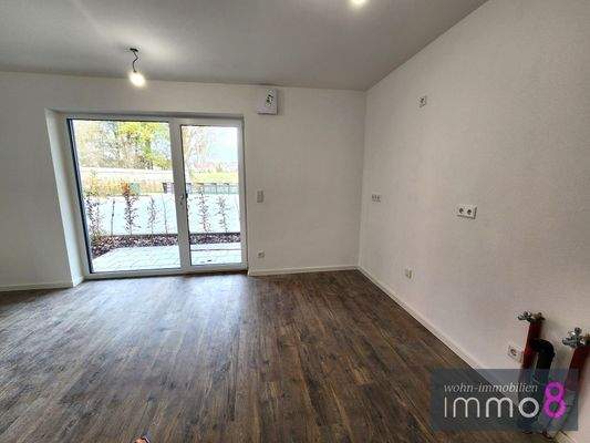 Wohn-/Schlafbereich mit Küche