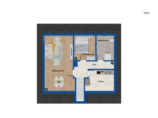 Grundriss Dachgeschoss