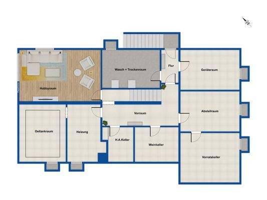 Grundriss Kellergeschoss