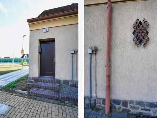 Eingang zur Wohnung im OG / Details