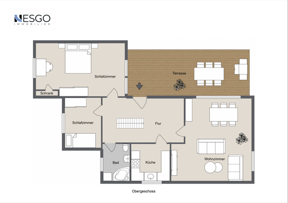 Grundriss Obergeschoss