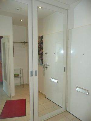 Wandschrank auf dem Flur