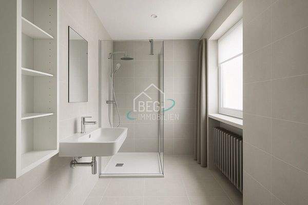 virtuelles Staiging Bad