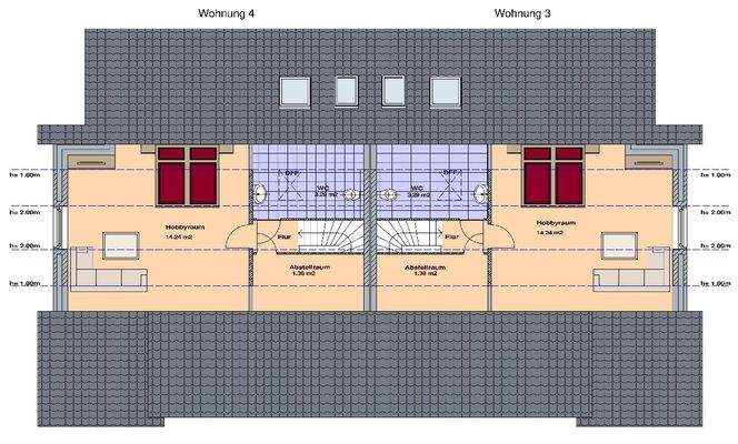 Spitzboden Whg. 3 + 4