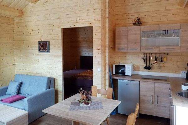 Einblick Blockhäuser