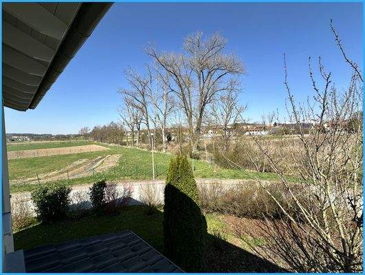 Blick vom Schlafzimmer