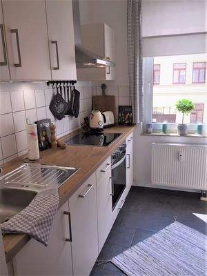 Voll ausgestattete Küche