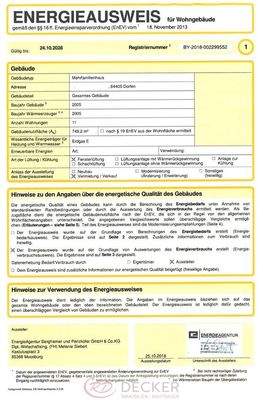 Energieausweis
