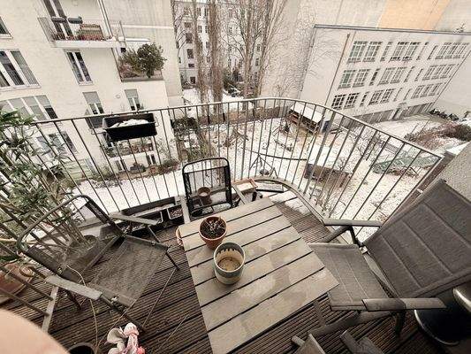 Süd-Ost Balkon/Loggia