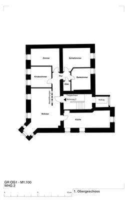 Grundriss 1. Obergeschoss