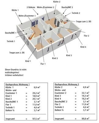 Grundrissbeispiel 1. DG
