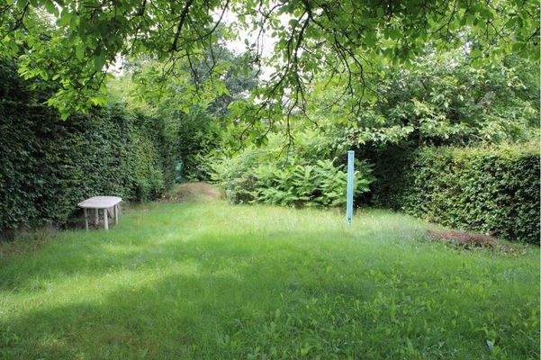 Blick von Osten auf das Grundstück