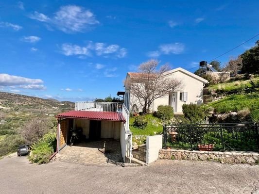 Kreta, Kalo Chorio: Charmantes Landhaus mit Pool, Garten und Meerblick zu verkaufen