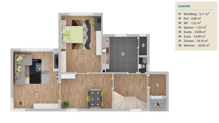 Grundriss Erdgeschoss