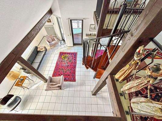 Blick von der Galerie