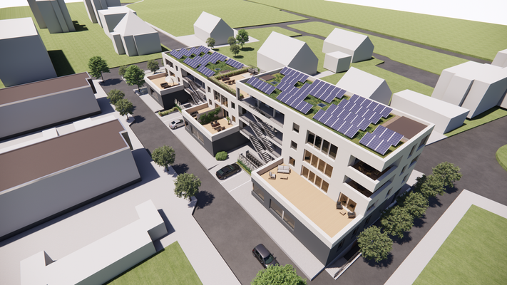 Vogelperspektive Markgräfler Ensemle