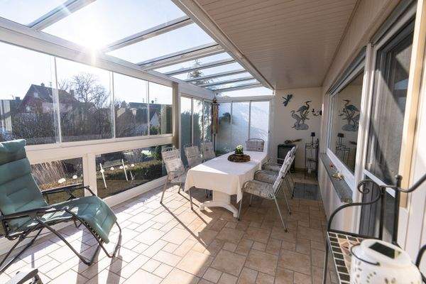 Erdgeschoss, überdachter Freisitz 