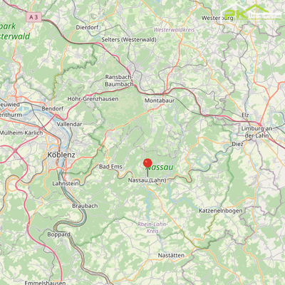 Makrolage des Grundstücks