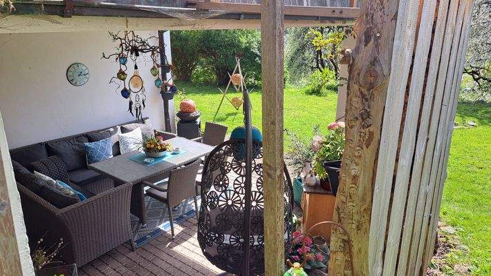 Überdachte Terrasse