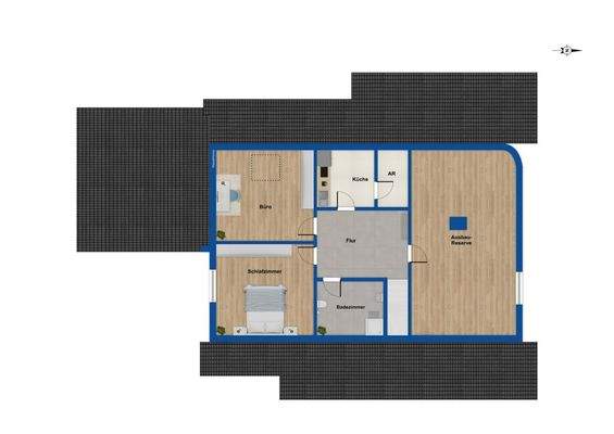 Grundriss Obergeschoss