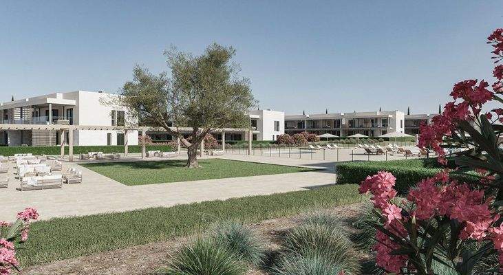 Neue Penthäuser zum Verkauf mit Terrasse und Solarium in Sa Rápita, Mallorca