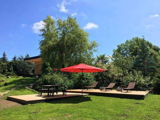 Terrasse vor dem Haus