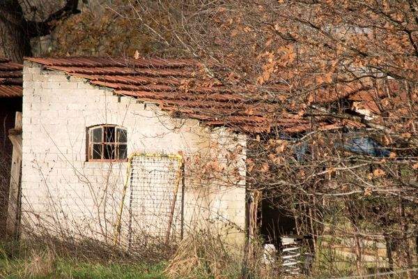 Eingestürzter Gebäudeteil