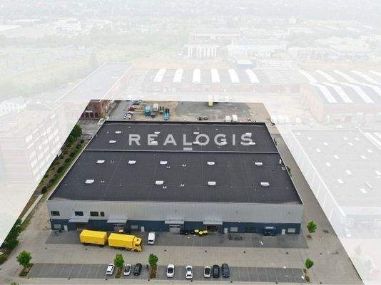 Luftansicht Hallenfläche