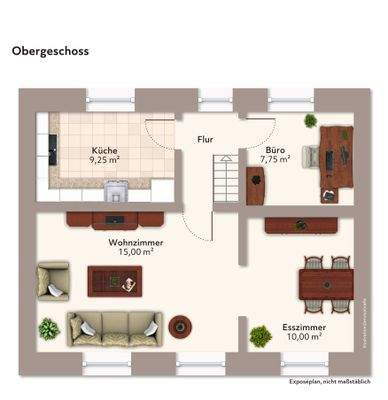 Haus Nr. 1 Grundriss OG