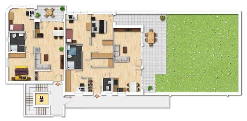 DG Etage unverbindliche Illustration