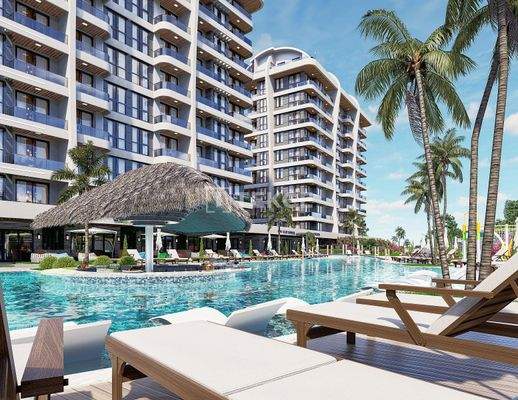 Stylish Apartments in a Hotel-Concept Complex in Demirtaş Alanya