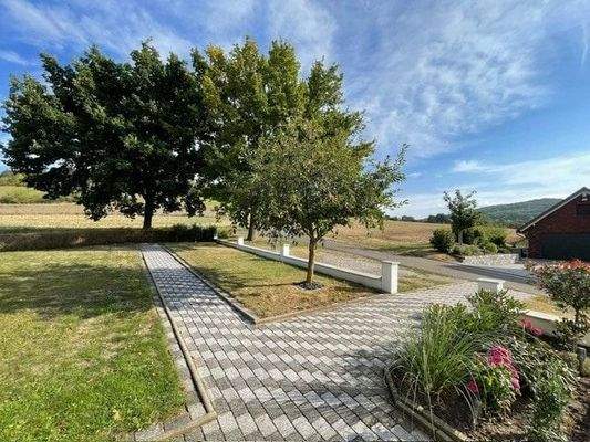 Blick aus dem Garten