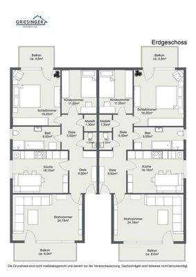 2D -Grundriss-Erdgeschoss