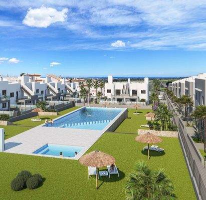 Apartments with Private Gardens in a Project with Pool in Alicante