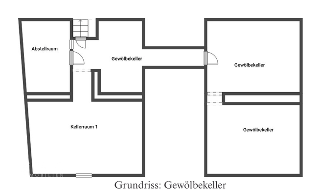 Grundriss Gewölbekeller