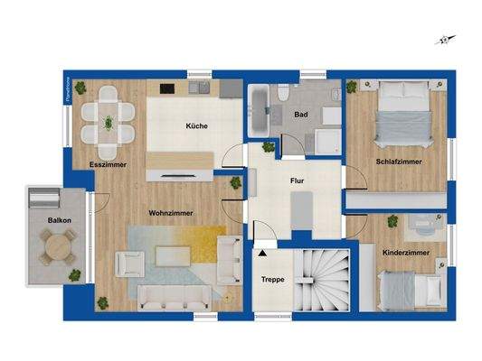 Grundriss Obergeschoss