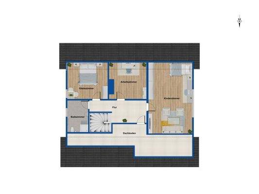 Grundriss Obergeschoss