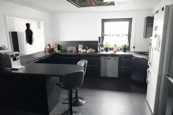 Visualisierung Küche weiß