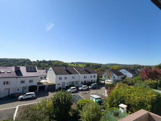 Ausblick vom Balkon