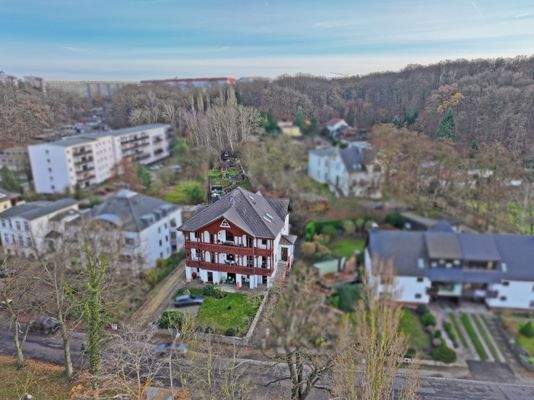 Luftbild - Ansicht Straßenseite