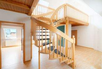 Blick zur Diele und zur Galerie