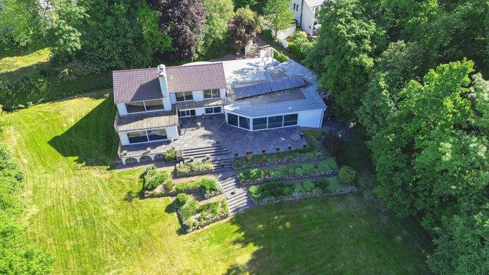 Drohnenansicht Villa