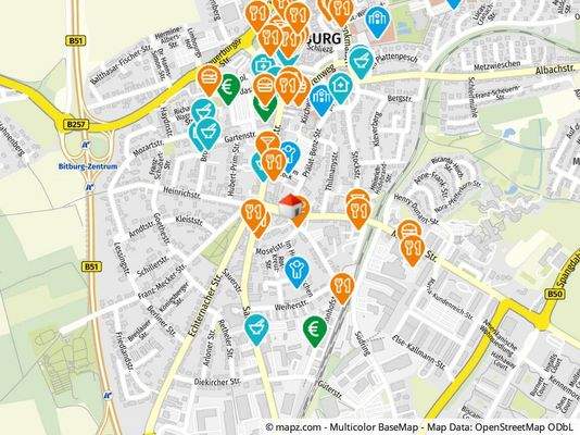 Geolyzer Kartenausschnitt