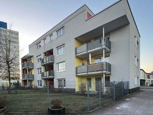 Rückansicht-Gebäude