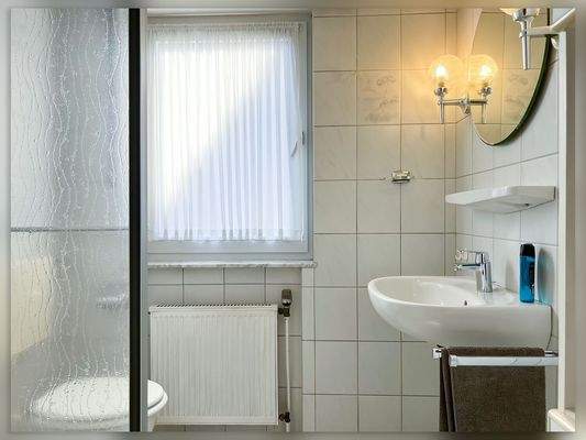 Duschbad im Erdgeschoss