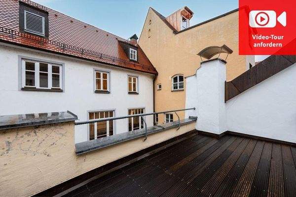 2-Zimmer Wohnung: Dachterrasse