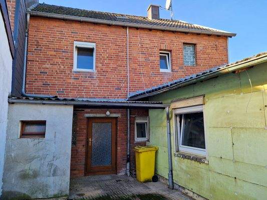 Rückseite des Hauses